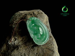 气似幽兰 缅甸翡翠如意挂件的东方雅韵